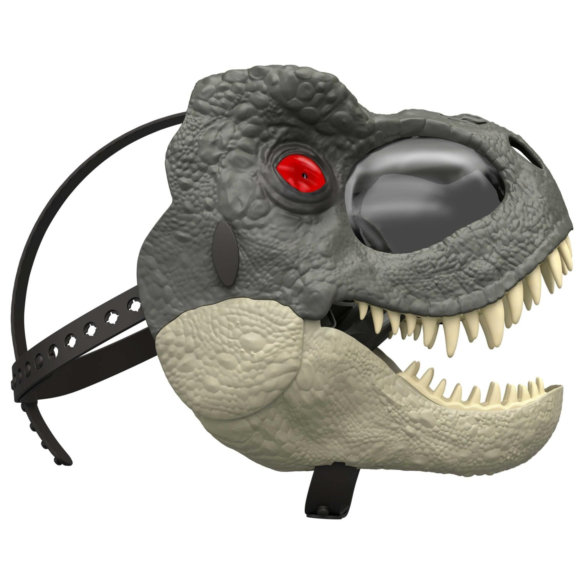 Jurassic World Rebirth T-Rex Rage N Roar Mask with LED Light Up Eyes
