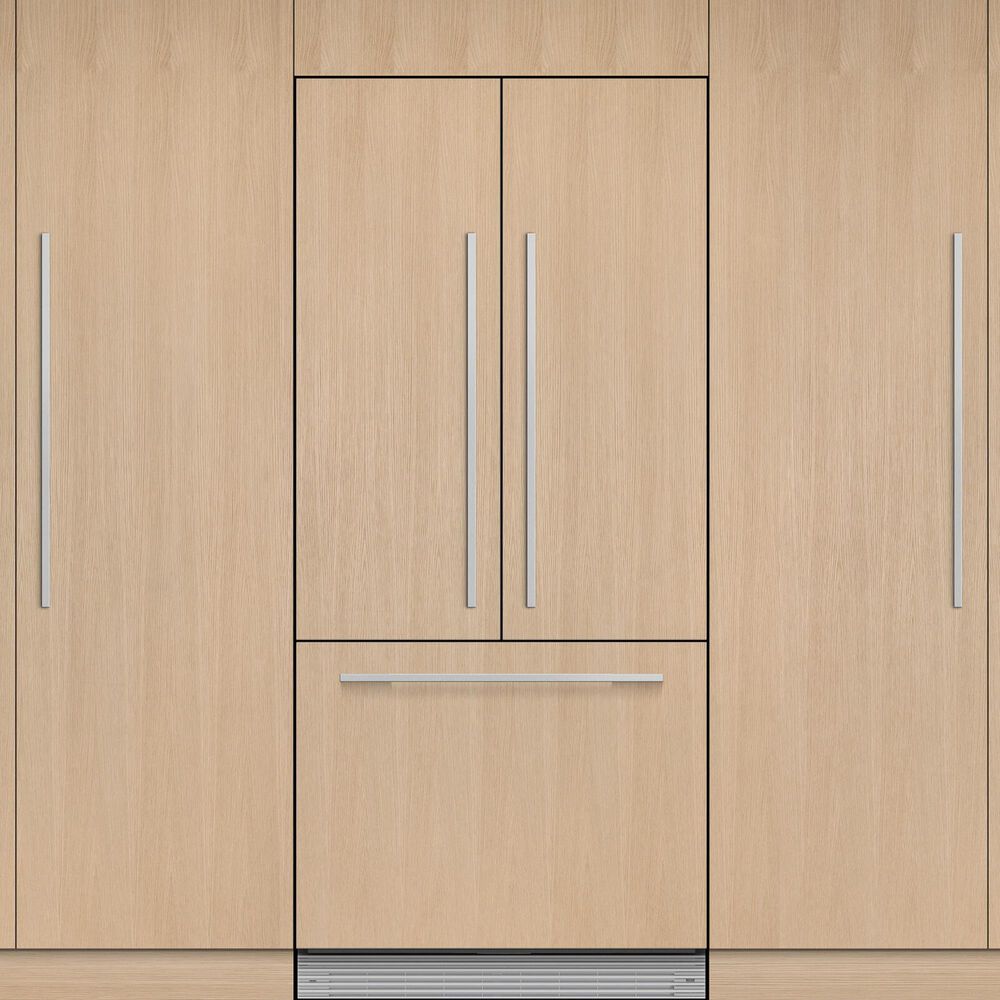Fisher and Paykel 3-Piece Contemporary Square Handle Kit for RS32A French Door Refrigerator in Stainless Steel, , large