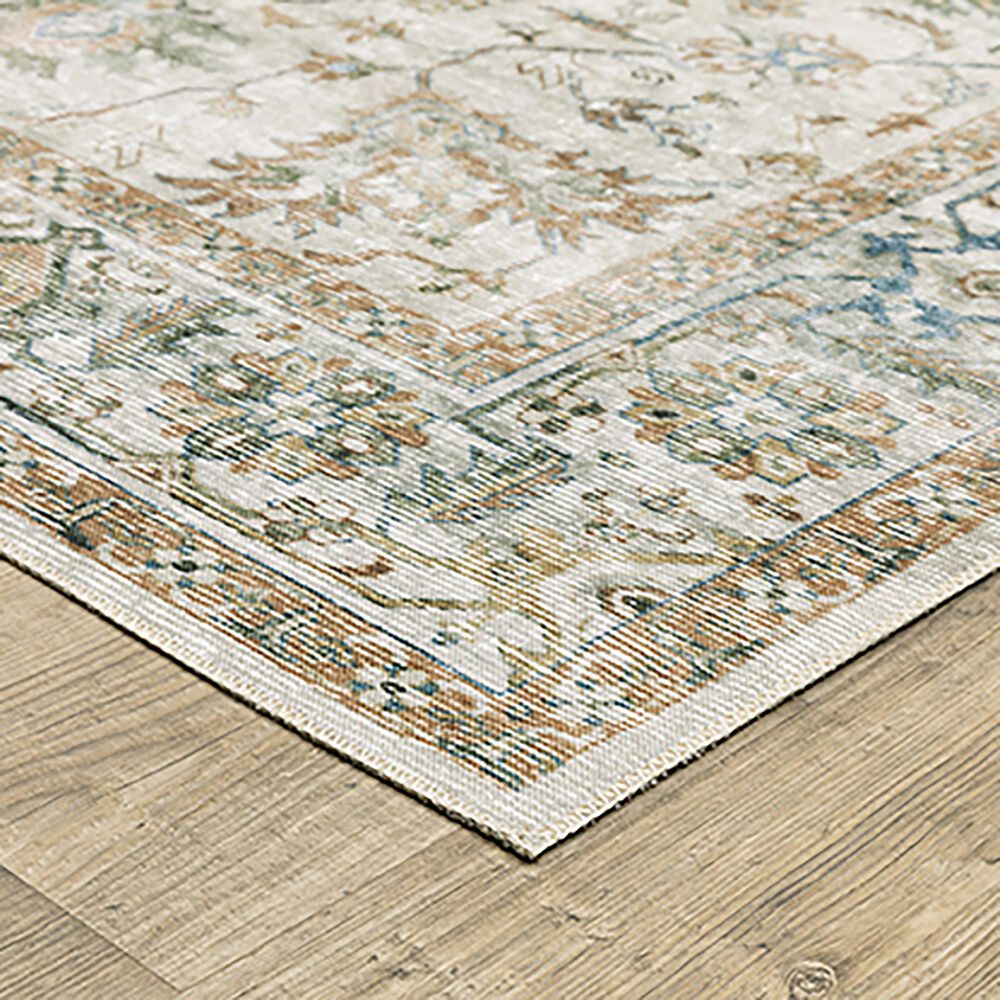 Oriental Weavers Charleston Floral Vines 2&#39; x 3&#39; Ivory Area Rug, , large