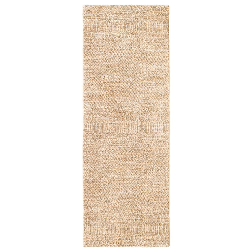 Surya Masterpiece MPC-2302 Beige, Tan and Medium Brown 2&#39;7&quot; x 7&#39;3&quot; Runner, , large