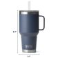 YETI Rambler 35 Oz Straw Mug with Lid in Black, , large