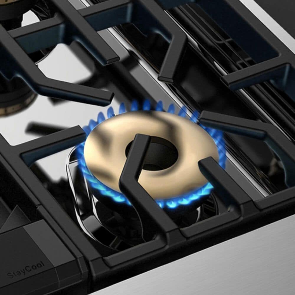 Viking Range 48" Freestanding Dual Fuel Range with 8 Burners in Stainless Steel Shop NFM