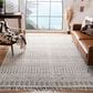 Safavieh Natura NAT852Z 9" x 12" Ivory and Black Area Rug, , large