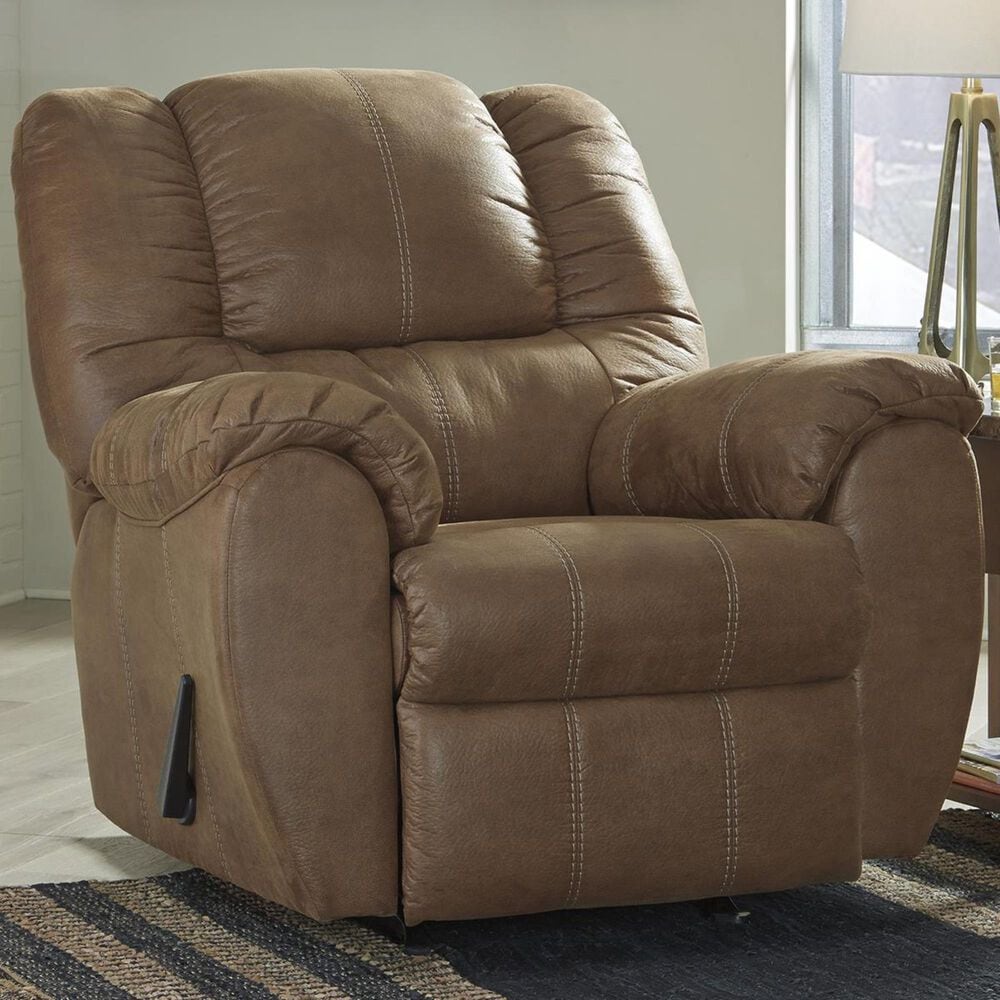 Ashley McGann Rocker Recliner in Saddle, , large