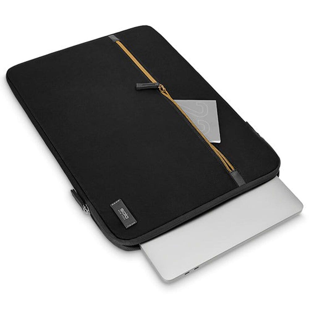 Solo Mott Sleeve for 15.6&quot; Laptop in Black, , large
