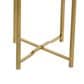 Maple and Jade Dome Speckled Planter with Removable Stand in Matte White, Black and Gold (Set of 2), , large