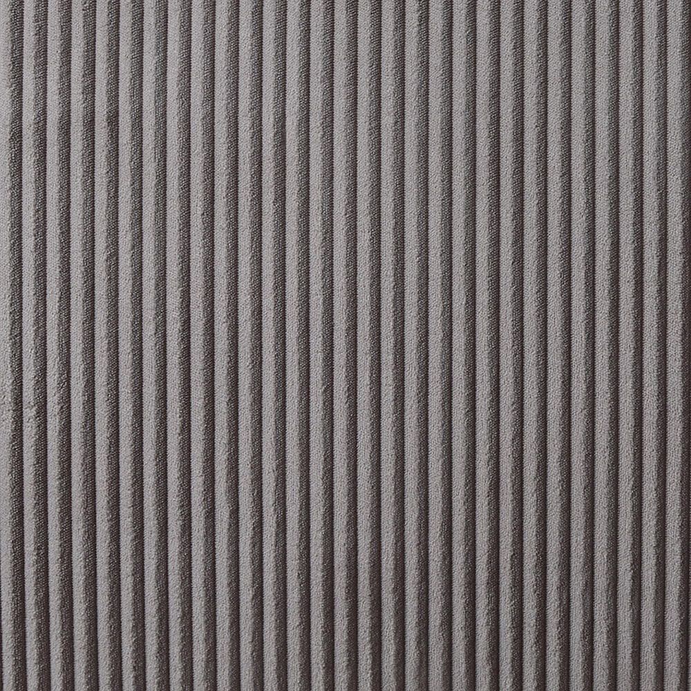 HOMLUX 54" Manual Corduroy Convertible Sleeper Loveseat in Brown, , large