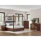 Millenium Dilenno California King Canopy Panel Bed in Dark Brown, , large