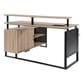 OSP Home Ace 60" L-Shaped Desk with Hutch in River Oak, , large
