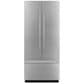 JennAir 36" Fully Integrated Built-In French Door Refrigerator Panel Kit In Stainless Steel with RISE Handle, , large