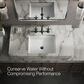 Kohler Purist Widespread Bathroom Sink Faucet with Cross Handles and High Gooseneck Spout in Matte Black, , large