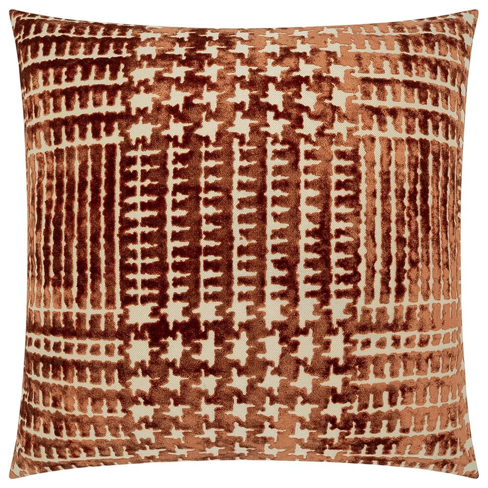 D.V. KAP Home Claridge 24" Square Throw Pillow in Brown, , large