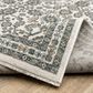 Oriental Weavers Echo Ivory and Blue 3"3" x 5" Area Rug, , large