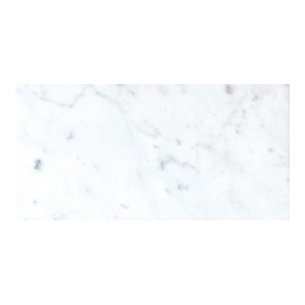 MS International Carrara White 6" x 12" Polished Natural Stone Mosaic Sheet, , large