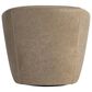 Bernhardt Tilly Leather Swivel Chair in Gray, , large