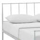 Modway Estate King Platform Bed in White, , large