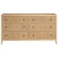 Universal Furniture Avaline Queen Upholstered Storage Bed with Dresser, Chest and Two Nightstands in Skylark with USB Ports and Outlets, , large