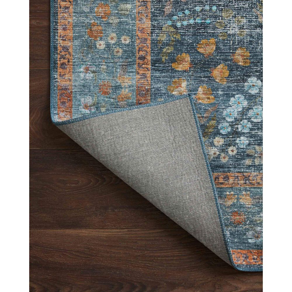 Rifle Paper Co. Palais 7&#39;6&quot; x 9&#39;6&quot; Navy Area Rug, , large