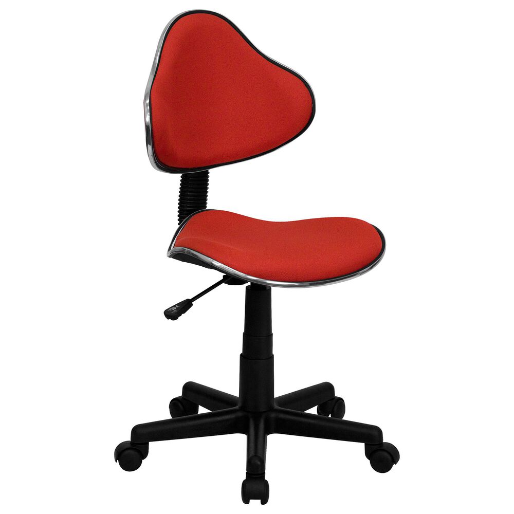 Flash Furniture Swivel Task Chair in Red, , large