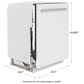 KitchenAid 24" Built-In Pocket Handle Dishwasher with 39 Decibel in White, , large