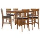Ashley Ralene 7-Piece Counter Height Dining Set in Medium Brown, , large