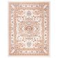 Safavieh Cabana CBN680B 8" x 10" Beige and Orange Indoor/Outdoor Area Performance Rug, , large