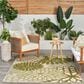 Nourison Aloha ALH05 3"6" x 5"6" Ivory and Green Indoor/Outdoor Area Rug, , large