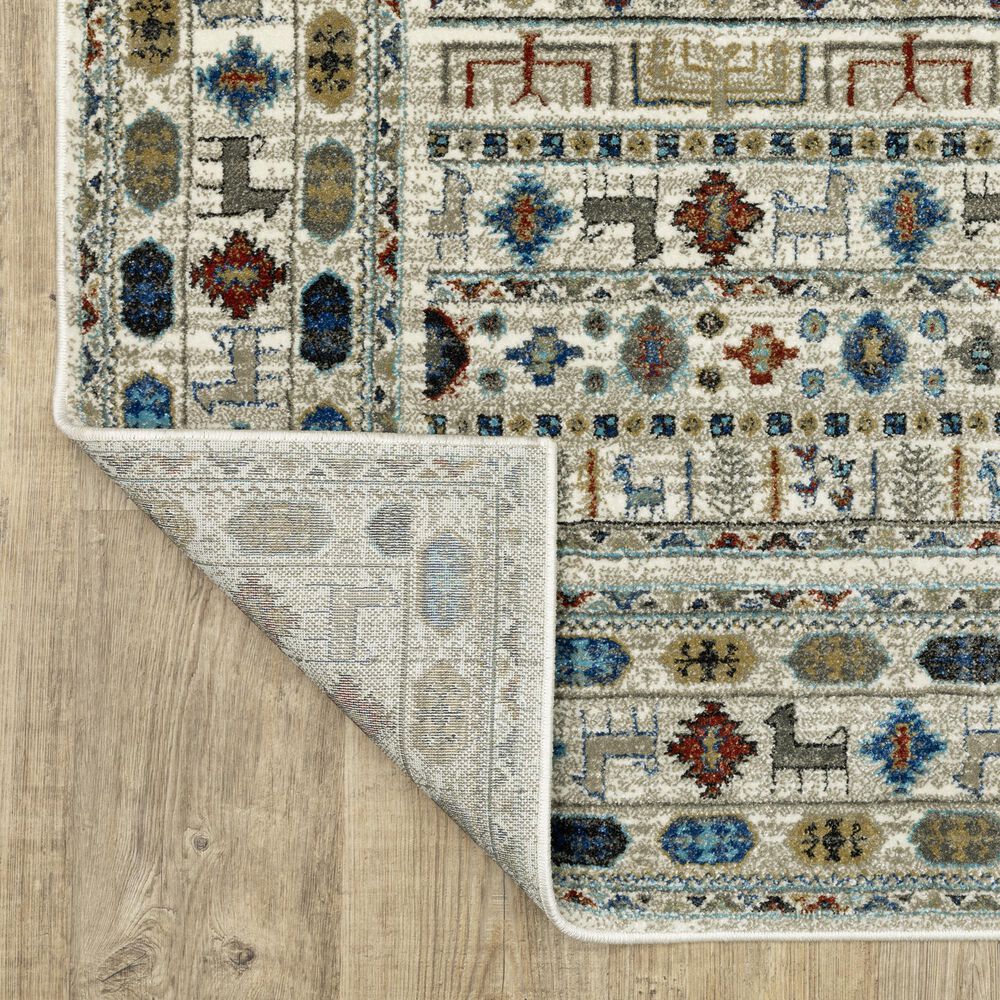 Oriental Weavers Venice 2&#39;3&quot; x 7&#39;6&quot; Ivory and Multicolor Runner, , large