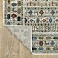 Oriental Weavers Venice 2"3" x 7"6" Ivory and Multicolor Runner, , large
