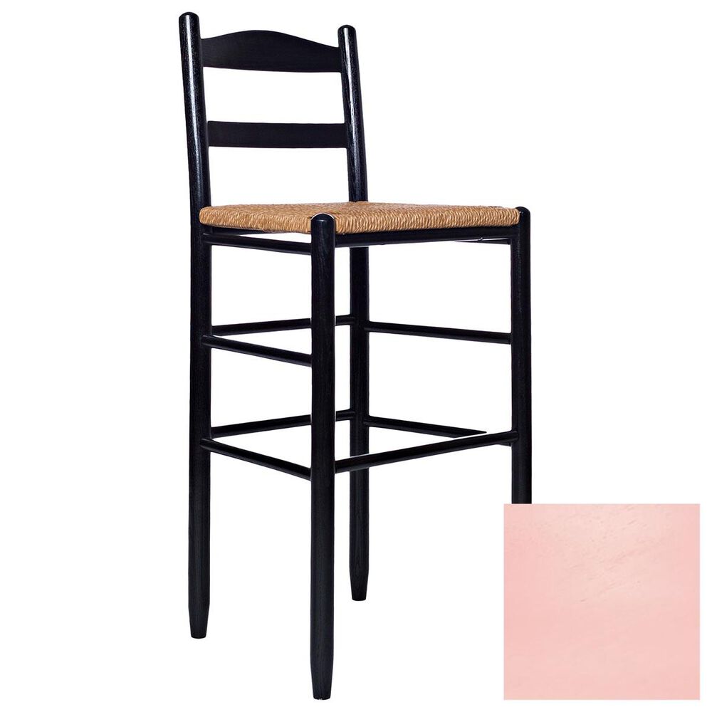 Lakeside Penrose Ladderback Barstool in Coastal Pink, , large