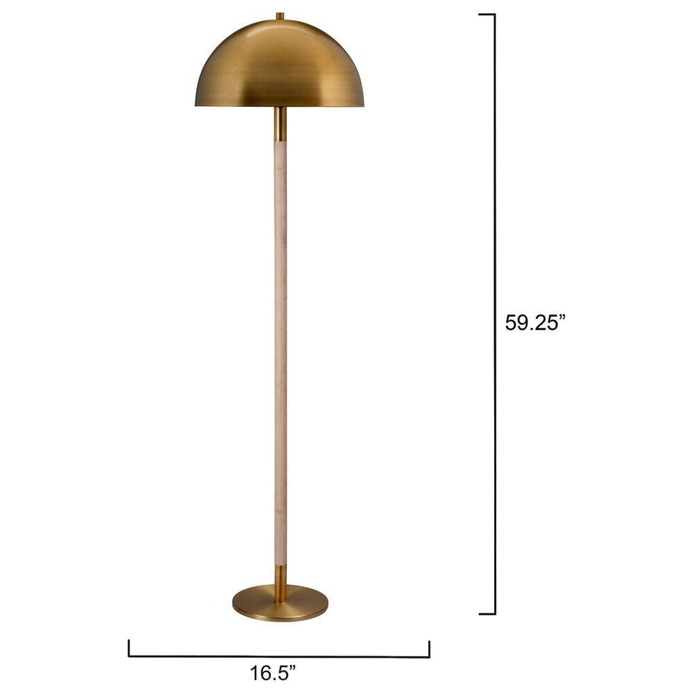 Jamie Young Uxley Floor Lamp in Antique Brass, , large