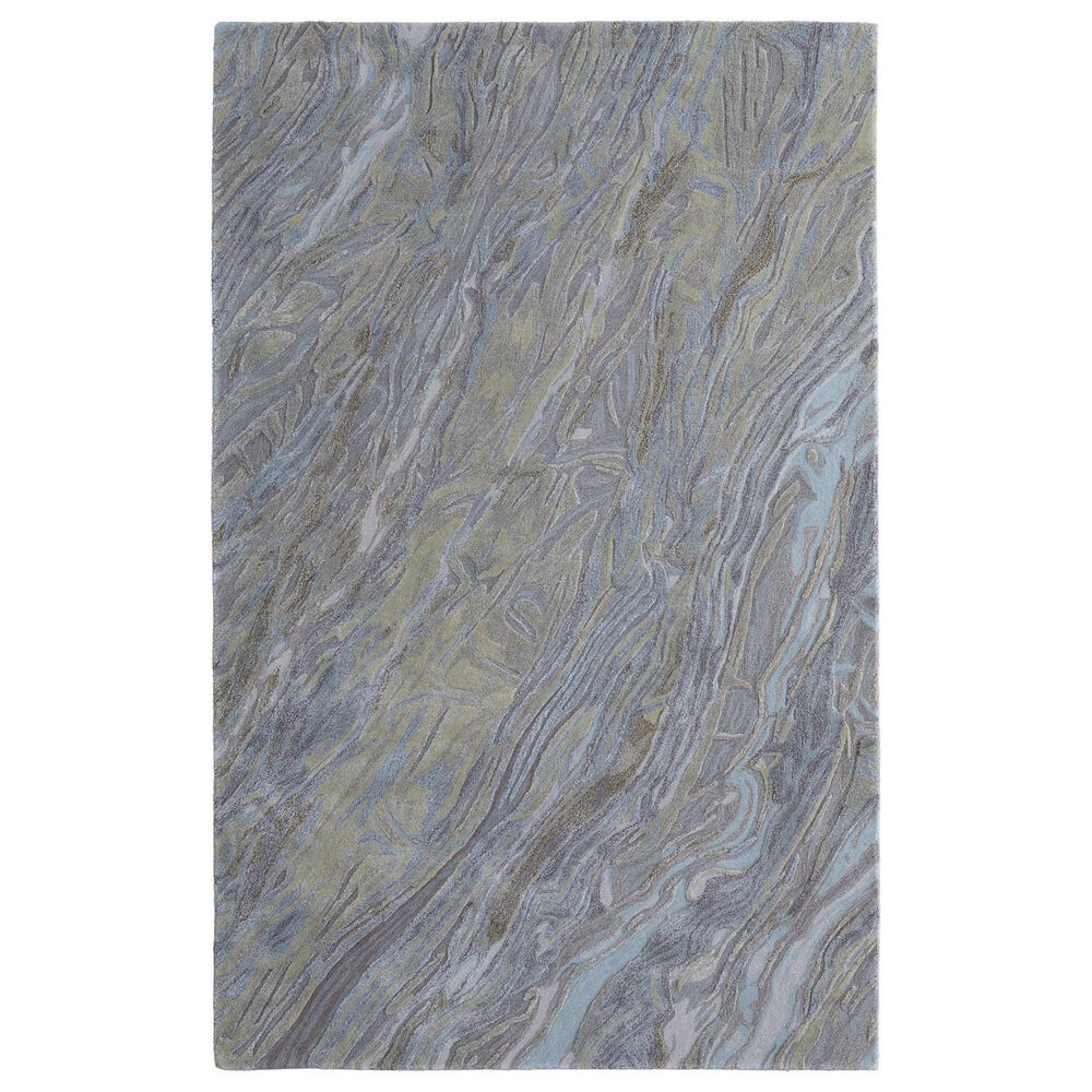 Feizy Rugs Kawai 9" x 12" Green and Multicolor Area Rug, , large