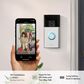 Ring Battery Doorbell and Indoor Cam Set in Satin Nickel and White, , large