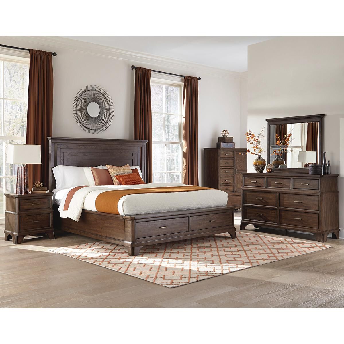 Hawthorne Furniture Telluride 4 Piece Queen Bedroom Set in