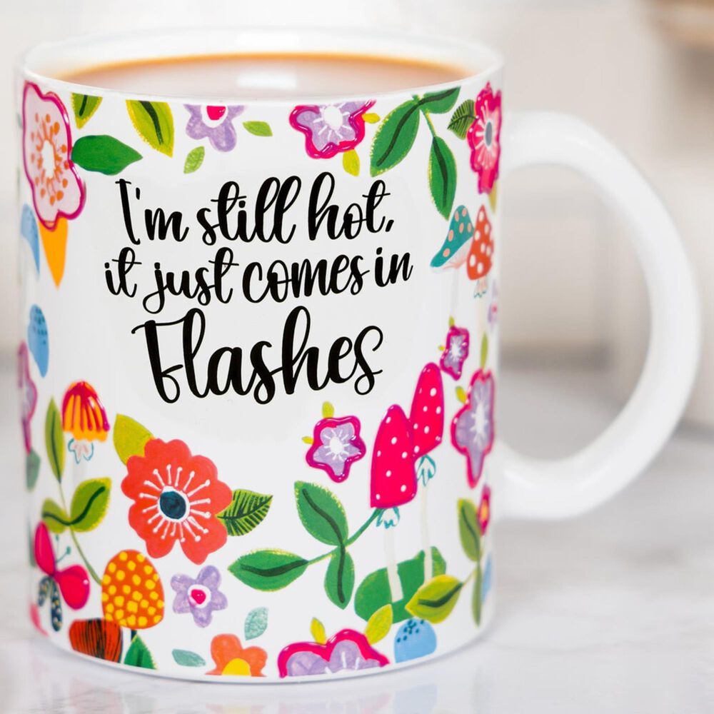 Pavilion Flashes 18 Oz Glass Mug in White, , large