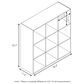 HOMLUX 9-Cube Cubic Shelf Storage Bookcase in Espresso, , large
