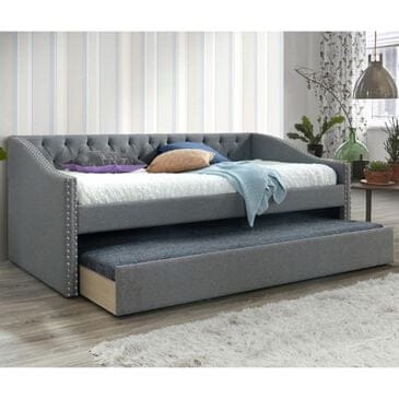 Claremont Loretta Daybed with Trundle in Gray, , large