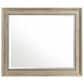 Belle Furnishings Rustic Traditions Landscape Mirror in Saddle Tan, , large