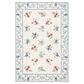 Safavieh Micro-Loop MLP376A 5" Round Ivory and Gray Area Rug, , large