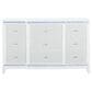 Global Furniture USA Alina 3-Piece Queen Upholstered Panel Bedroom Set in White, , large