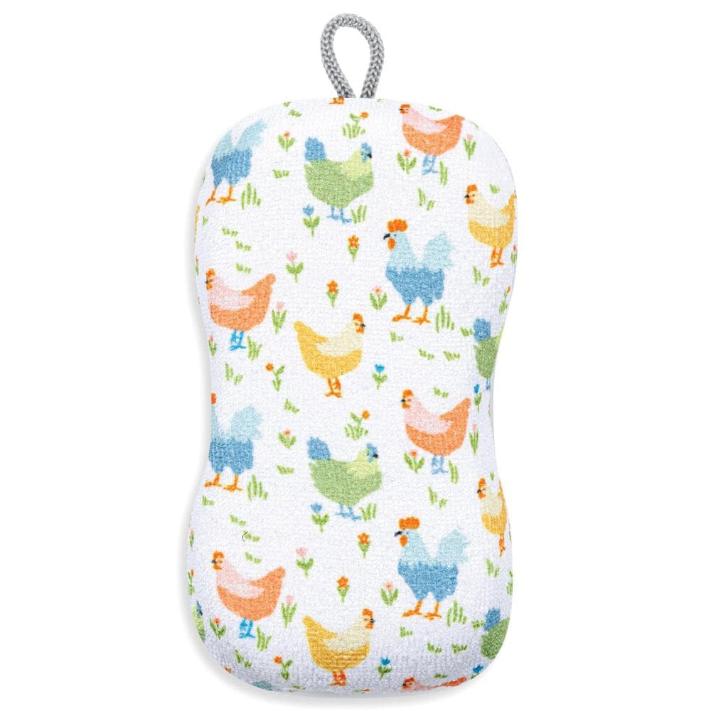 MuKitchen Scrub Sponge in Yardbird and White, , large