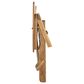 Hearth and Haven Outdoor Folding Adirondack Chair with Slatted Back and Wide Armrests in Teak, , large