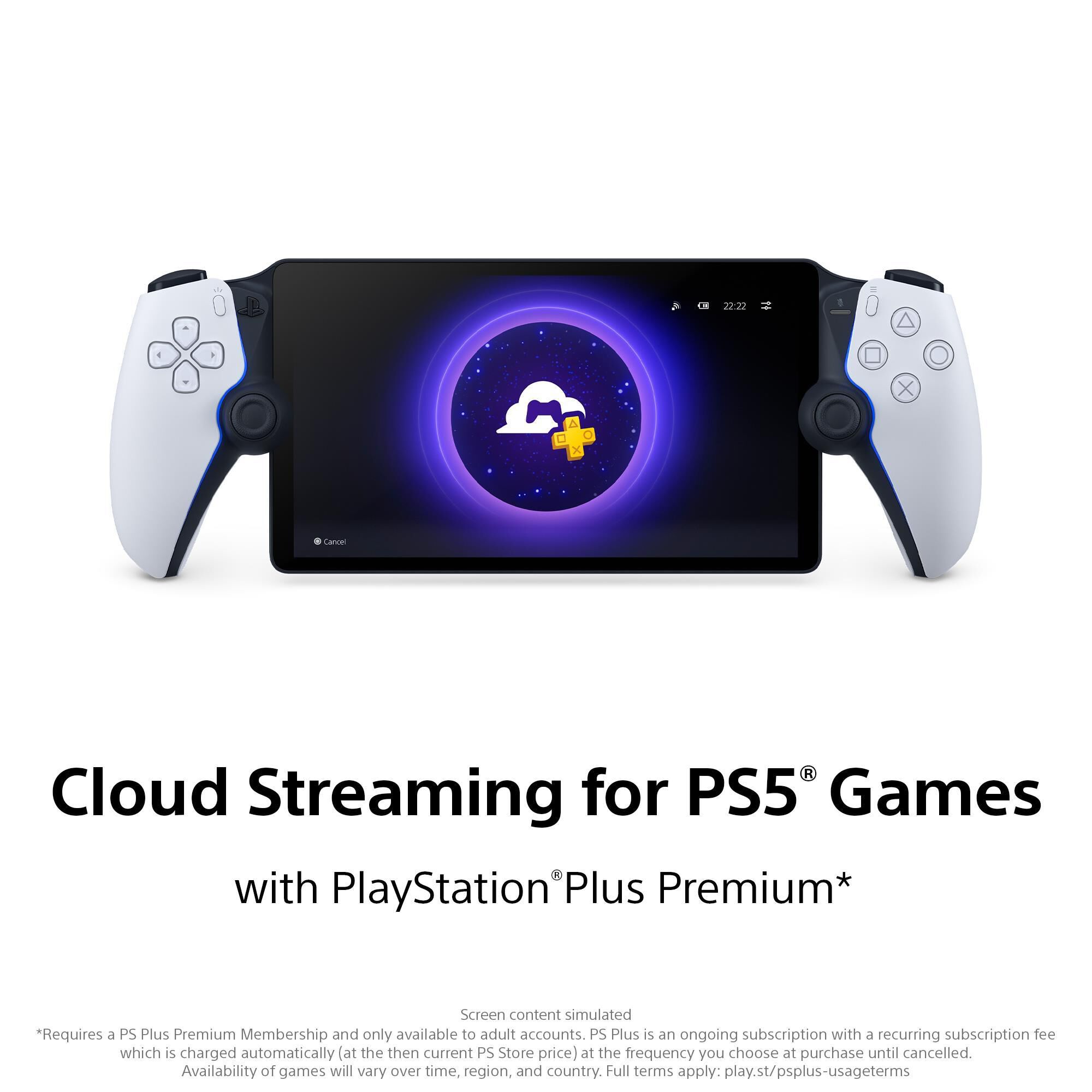Sony Portal Remote Player for PlayStation 5 in White Sony Portal Remote Player for PlayStation 5 in White