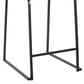 Lumisource Mason Mara Counter Stool with Grey Cushion in Black and Walnut (Set of 2), , large
