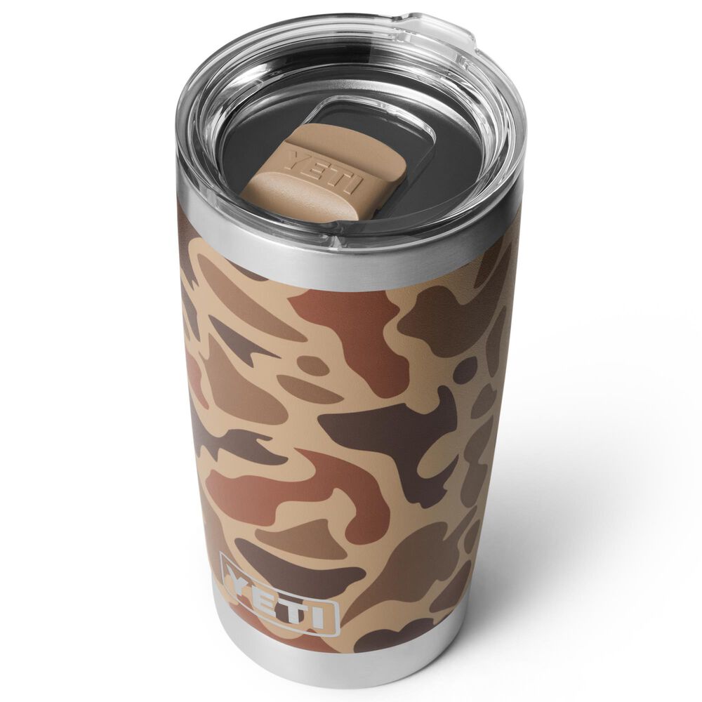 YETI Rambler 20 Oz Tumbler with MagSlider Lid in Wetlands Camo, , large