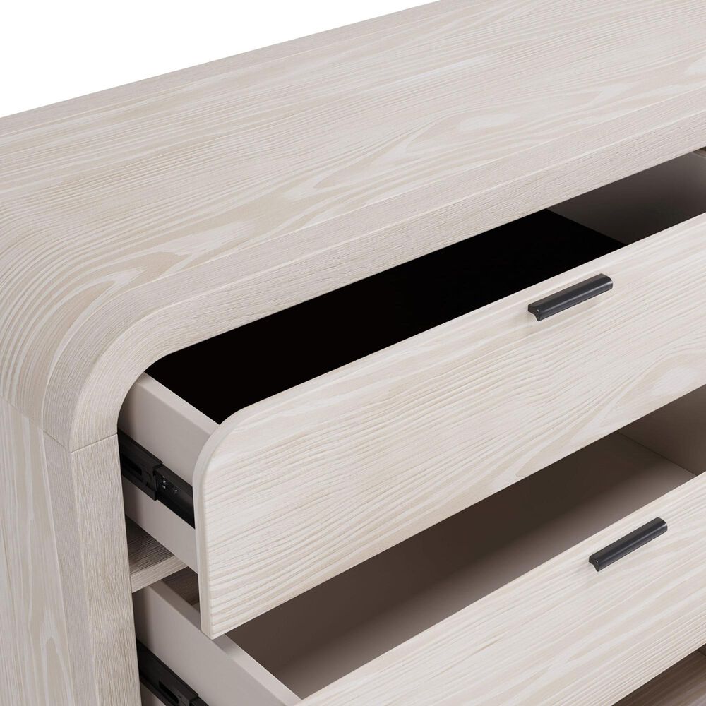 Urban Home Drake Dresser and Mirror in Sugar Finish, , large