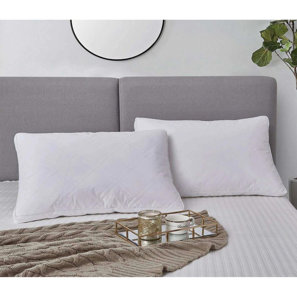 Blue Ridge Home Fashions Jumbo 2Pack Down Pillows in White Nebraska