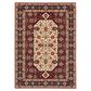 Oriental Weavers Lilihan Oriental 1802W 2" x 3" Red and Ivory Scatter Rug, , large