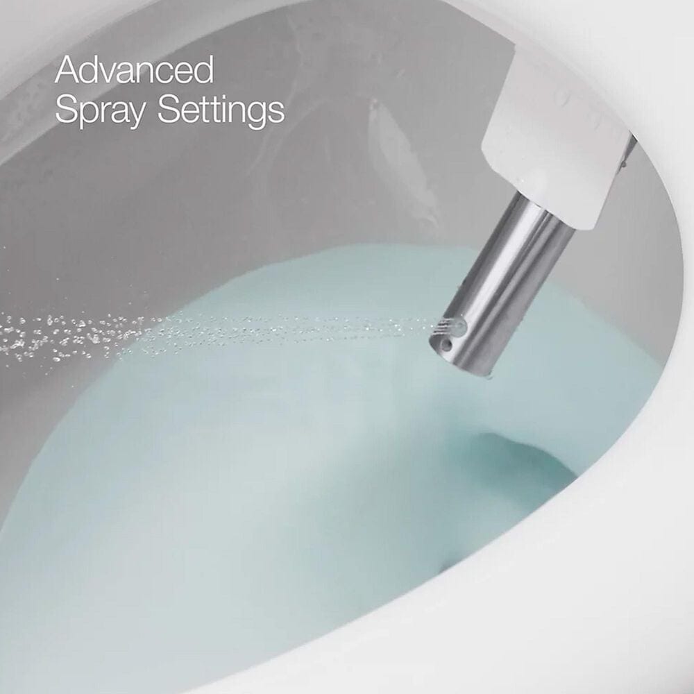 Kohler PureWash E590 Elongated Bidet Toilet Seat in White, , large