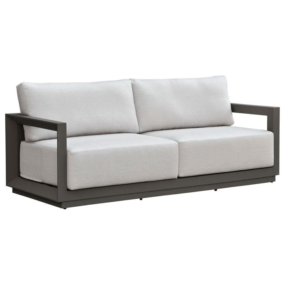 Safavieh Donaldo Outdoor Sofa in Dark Grey, , large